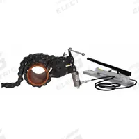WHEELER-REX Hydraulic Pipe Cutter: 18 in Max, 6 in Min, For Cast Iron, Max 9,700 psi, Hand Pump (MPN 5590-18). Key specifications — attr665459: Hydraulic Pipe Cutter; attr665461: Soil Pipe, Tile, Concrete, Cast Iron; attr665467: Hose; attr665453: WHEELER-REX.