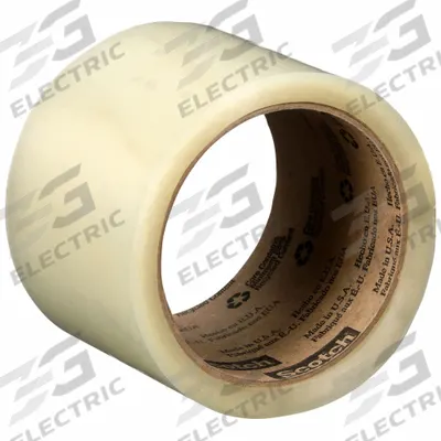 SCOTCH Carton Sealing Tape: 2.1 mil Tape Thick, 2 7/8 in x 110 yd, Clear - Hot Melt Packing Tape for Recycled Boxes