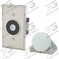 Electromagnetic Door Holder: Wall - Mounted, Aluminum (MPN 1509-AQN5). Key specifications — Brand: EDWARDS SIGNALING; Failure Mode: Fail Safe.