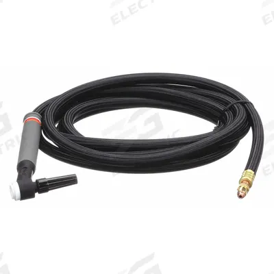 LINCOLN ELECTRIC Torch: Air-Cooled, PTA-9, 12 1/2 ft, Rubber, 1-Piece - Air-Cooled TIG Torches