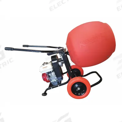 KUSHLAN PRODUCTS Gas-Powered Concrete Mixer: For use with Mortar/Concrete - Gas-Powered Cement Mixers