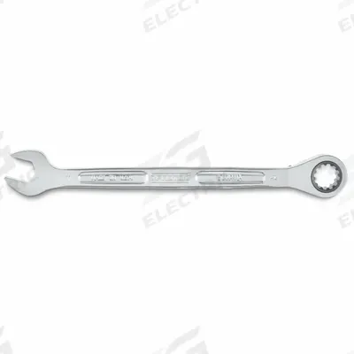 PROTO Combination Wrenches: Alloy Steel, Full Polish Chrome, 11 mm Head Size - Metric Spline Ratcheting Combination Wrenches