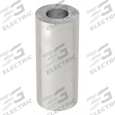 APPROVED VENDOR Spacer: #8 Screw Size, 1 in Overall Lg, Round, Aluminum, Plain, Aluminum - Aluminum Spacers