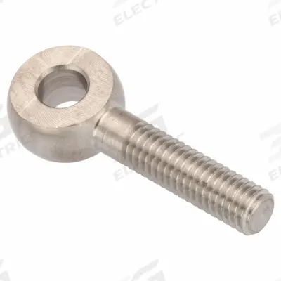 AMPG Fixed Rod End: Stainless Steel, Plain, 25 mm Hole Center-to-End Lg, Left Hand - Stainless Steel Male Threaded Fixed Rod Ends