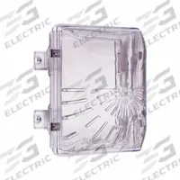 SAFETY TECHNOLOGY INTERNATIONAL Universal Stopper Cover: Polycarbonate, 5 in Overall Dp, STI-1210C. Key specifications — Manufacturer Part Number: STI-1210C; Brand: SAFETY TECHNOLOGY INTERNATIONAL; Color: Clear; For Location: Indoor; For Use With: Horn or Strobe; Includes: Mounting Hardware; Mounting Location: Wall Mount; Mounting Style: Surface Mount.