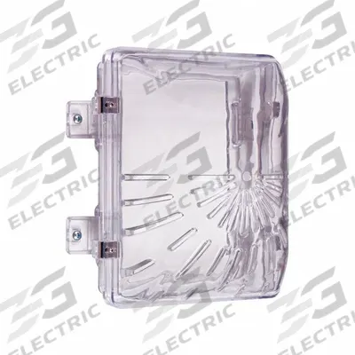 SAFETY TECHNOLOGY INTERNATIONAL Universal Stopper Cover: Polycarbonate, 5 in Overall Dp - Covers for Alarms & Wall Fixtures