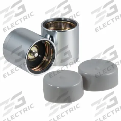 CURT Bearing Covers: Bearing Covers, 2 in Overall Lg, 2 in Overall Wd (MPN 22198) - Fleet and Vehicle Maintenance