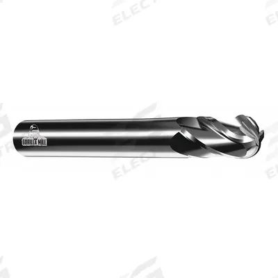 APPROVED VENDOR Ball End Mill: Carbide, 4 Flute, 3/16" Mill Dia, 1-1/8" LOC, 4" OAL (MPN CEM316BXL4) - General Purpose Carbide Ball End Mills