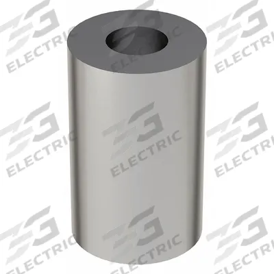 APPROVED VENDOR Spacer: 1/4 in Screw Size, 1 in Overall Lg, Round, Steel, Chrome-Plated - Steel Spacers