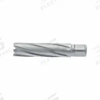 HOLEMAKER TECHNOLOGY Annular Cutter: 9/16 in Cutter Dia, 3 in Max Cutting Dp, Bright, Carbide (MPN 109030-0020). Key specifications — attr253884: No; attr253885: Bright; attr253886: Carbide; attr253887: Weldon Flat; attr253888: Fractional Inch; attr277149: HOLEMAKER TECHNOLOGY.
