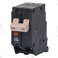EATON Circuit Breaker: 40 A, 120/240V AC, Single Phase, 10kA at 120/240V AC, Type CH Loadcenters (MPN CHF240). Key specifications — attr195951: 40 A; attr195952: 120/240V AC; attr195953: Single; attr195954: 10kA at 120/240V AC; attr195958: Standard; attr195955: Type CH Loadcenters; attr211136: EATON.