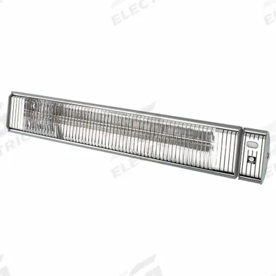 AURA Electric Infrared Heater: 2,250 W Watt Output, 240V AC, 1 Phase, Hardwired - Indoor/Outdoor Suspended Infrared Radiant Electric Wall Heaters