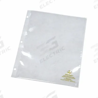 DESCO Static Shielding Bag: 11 in x 9.5 in Bag Size (L x W), 11 in Overall Lg - Open Static Shielding Bags