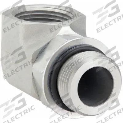 PARKER Metal Pipe Elbow: 1 in x 1 in, Male Threaded x Female NPT Threaded, 1,800 psi - Threaded High-Pressure Pipe Fittings