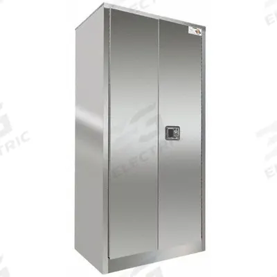 SECURALL Storage Cabinet: 36 in x 18 in x 84 in, Flush Handle Handle & Latch - Commercial Shelf Cabinets