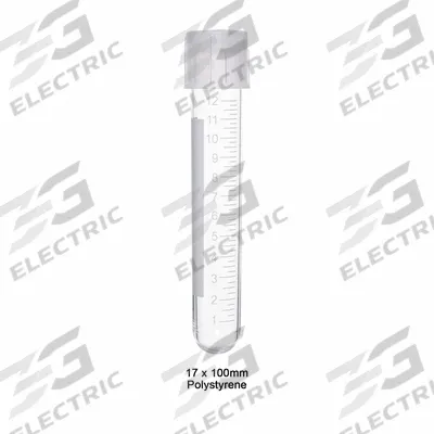 APPROVED VENDOR Culture Tube: Culture Tube, Polystyrene, 14 mL Capacity - mL, Round, Colorless - Plastic Culture Tubes
