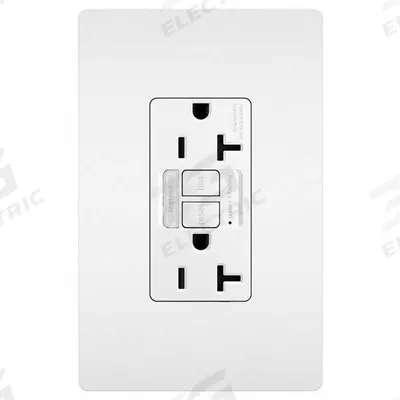 LEGRAND GFCI-USB: Duplex, 5-20, White, GFCI, 125V AC, 20 A - Receptacles with Isolated Grounds