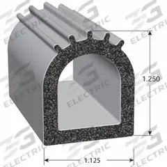 TRIM LOK INC Seal: D-Shaped, Self-Adhesive Mounting, High-Strength, EPDM, 25 ft Overall Lg, Black (MPN X2492BT-25). Key specifications — Color: Black; Mounting Style: Self-Adhesive; Seal Shape: D-Shaped; Brand: TRIM LOK INC; Material: EPDM; Adhesive Bond: High-Strength.
