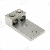BURNDY Mechanical Connector: For Wire Size 300 kcmil – 800 kcmil, 2 Wire Terminations (MPN K2A40U2N). Key specifications — Brand: BURNDY; Lug Material: Tin-Plated Aluminum.