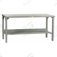 LITTLE GIANT Workbench: Adj Ht, Steel, 60 in x 30 in, 4,500 lb Overall Load Capacity, Gray (MPN WST2-3060-AH). Key specifications — Brand: LITTLE GIANT.