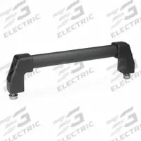 JW WINCO Pull Handle: Threaded Holes, Front-Mount, 9.84 in Mounting Hole Center to Center, Black (MPN 667-20-250-SW). Key specifications — Screw Size: M8; Brand: JW WINCO; Color: Black; _Leg Style: Black Polyamide.