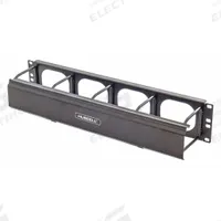 HUBBELL PREMISE WIRING Single Side Horizontal Ring Manager: Horizontal, 3 U, Single Side Sides (MPN HM34C). Key specifications — Color: Black; Orientation: Horizontal; Brand: HUBBELL PREMISE WIRING; Material: Steel; Number of Sides: Single Side.