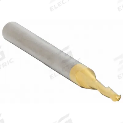 APPROVED VENDOR Ball End Mill: Carbide, TiN Coated, 2 Flute, 1 mm Mill Dia, 5.5 mm LOC - General Purpose Carbide Ball End Mills