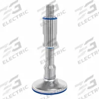 JW WINCO Leveling Foot: Swiveling Stud, 5/8"-11 Thread Size, 2.36 in, 2,023 lbf Capacity (MPN 19-60-5/8X11-175-A). Key specifications — Base Shape: Round; Load Capacity: 2,023 lbf; Mounting Holes: Mounting Holes Not Included; Hex Size: 11/16 in.
