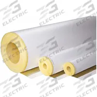 JOHNS MANVILLE Pipe Insulation: Tube, Fiberglass, Slit with Adhesive and Flap, 1/2 in Thick, 3 ft Lg (MPN 693681). Key specifications — attr936904: Plenum Rated; attr931831: JOHNS MANVILLE.