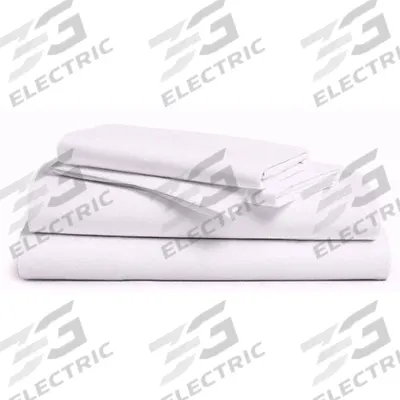 R & R TEXTILE Pillowcase: White, 42 in Overall Lg, 34 in Overall Wd, Cotton/Polyester - Institutional Sheets & Pillowcases