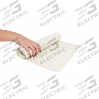 HOSPITALITY 1 SOURCE Small Bath Mat: White, 22 in Overall Lg, 14 in Overall Wd, Suction, Rubber (MPN 1422BM-WH). Key specifications — Brand: HOSPITALITY 1 SOURCE; Color: White; Material: Rubber; Backing Type: Suction.