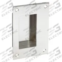 MONROE PMP Recessed Pull Handle: Unthreaded Holes, Stainless Steel, Silver, Tray, 3.5 in Overall Lg (MPN PH-0322). Key specifications — Mounting Type: Unthreaded Holes; Brand: MONROE PMP; Color: Silver; Finish: Dull; Material Family: Stainless Steel.