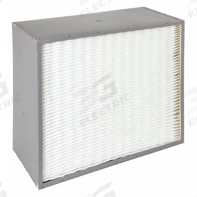 GRAINGER Minipleat Air Filter: 20 in x 24 in x 12 in, Fiberglass, Plastic, No Header - MERV 14 Minipleat Air Filters