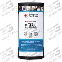 FIRST AID ONLY First Aid Kit and Housing: Gen Purpose, 20 People Served, 66 Components, Plastic (MPN RC-675). Key specifications — Adhesive Bandages Included: Knuckle Bandage; Application: General Purpose; Brand: FIRST AID ONLY; Housing Color: Black; Housing Material: Plastic; Includes Oral or Inhalant Medication: Medication Included; Mountable: Portable; Oral and Inhalant Medicinals Included: (2) Aspirins.