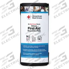 FIRST AID ONLY First Aid Kit and Housing: Gen Purpose, 20 People Served, 66 Components, Plastic (MPN RC-675). Key specifications — Adhesive Bandages Included: Knuckle Bandage; Application: General Purpose; Brand: FIRST AID ONLY; Housing Color: Black; Housing Material: Plastic; Includes Oral or Inhalant Medication: Medication Included; Mountable: Portable; Oral and Inhalant Medicinals Included: (2) Aspirins.