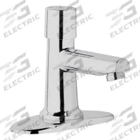 CHICAGO FAUCETS Straight Spout Bathroom Faucet: 3500, Single-Post, Cast Brass, 0.5 gpm Flow Rate (MPN 3500-4E2805ABCP). Key specifications — Brand: CHICAGO FAUCETS; Series: 3500; Includes: Mounting Hardware.