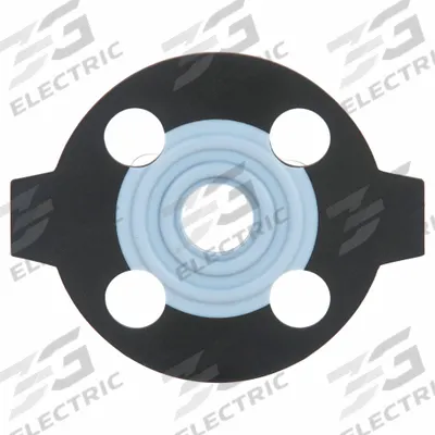 ASAHI Full Face Flange Gasket: Class 150, EPDM, For 1/2 in Pipe, 5/64 in Thick - Low-Torque EPDM Full-Face Gaskets with Inner Ring