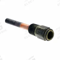 HONEYWELL Immersion Well: Mounting Flange, Copper, Copper, 1/2 in External Thread Size (MPN 123869A). Key specifications — Maximum Insertion/Bulb Length: 1-1/2 in, 3 in; Shank Material: Copper; Connection Material: Copper; Thermowell Type: Mounting Flange; Brand: HONEYWELL.