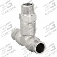 LEGRIS Push-Fit Tee Fitting: 1/8 in Pipe x 4 mm OD x 4 mm OD Size, Brass, 36 mm Overall Lg, Silver (MPN 3608 04 10). Key specifications — Brand: LEGRIS; Thread Size A: 1/8".