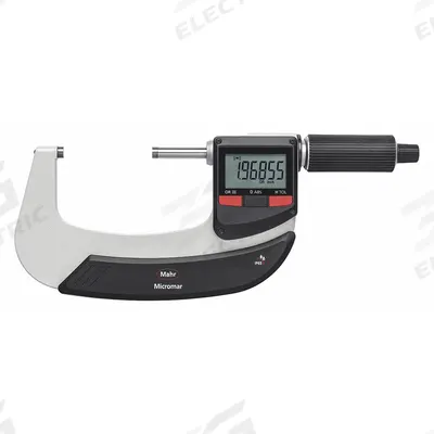 MAHR IP65 Digital Outside Micrometer: 2 in to 3 in /50 mm to 75 mm, Inch/Metric - Micrometers with SPC Output for Harsh Environments