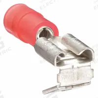 GRAINGER Wire Disconnect: Red, Nylon, Partial Coverage, 0.25 in x 0.032 in Tab, Butted Barrel & Seam (MPN 31A505). Key specifications — attr1307662: Socket/Tab; attr1307676: GRAINGER.