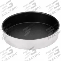 VOLLRATH Cake Pan: Round Cake Pan Pan, Aluminum, Non-Stick, 9 7/16 in Overall Dia, 2 in Overall Dp (MPN S5347). Key specifications — Bead Closure: Closed Bead; Coating: Non-Stick; Pan Style: Round Cake Pan; Perforation: Solid; Brand: VOLLRATH; Color: Silver; Material: Aluminum; NSF Certified: Yes.