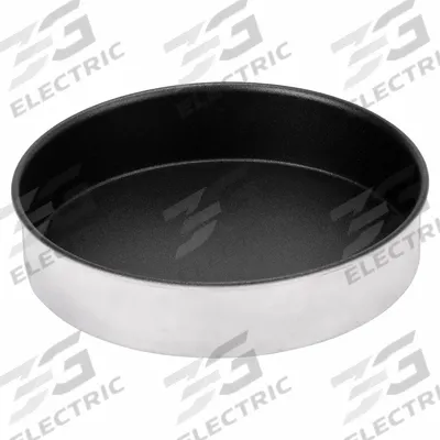 VOLLRATH Cake Pan: Round Cake Pan Pan, Aluminum, Non-Stick, 9 7/16 in Overall Dia - Cake Pans
