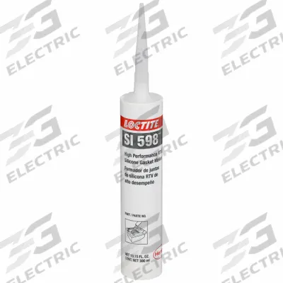 LOCTITE RTV Gasket Maker: SI 598, 10.14 fl oz, Cartridge, Black - Oil-Resistant RTV Gasket Makers