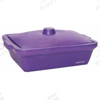 Ice Bucket with Lid: 9 L Capacity, Rectangular, Ethylene Vinyl Acetate, Purple, 7 in Overall Ht (MPN 04393-81). Key specifications — Color: Purple; Material: Ethylene Vinyl Acetate; Brand: COLE PARMER; Product Type: Ice Bucket with Lid; Shape: Rectangular.