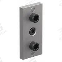 Drilling Jig: 15 Series, Aluminum, Anodized, 1 1/2 in W x 1/2 in D (MPN 6130). Key specifications — Finish: Anodized; Brand: 80/20; Includes Fasteners: No; System of Measurement: Inch; Material: Aluminum; Product Type: Drilling Jig.
