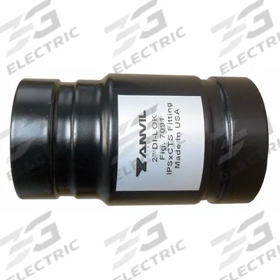 GRUVLOK Dielectric Straight: Dielectric Straight, 2 in x 2 in, Carbon Steel - Grooved Pipe Fittings