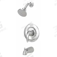 AMERICAN STANDARD Tub and Shower Trim Kit: Reliant 3, 1.75 gpm Fixed Showerhead Flow Rate, Chrome (MPN TU385508.002). Key specifications — Connection Type: FNPT; Series: Reliant 3; Showerhead Spray Patterns: Single.