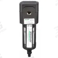 SPEEDAIRE Compressed Air Filter: Particulate, 1/4 in NPT, 5 micron, 55 cfm, 150 psi Max Op Pressure (MPN 4ZL38). Key specifications — attr110055: Intermediate Duty; attr110008: SPEEDAIRE.