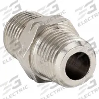 AIGNEP USA Metal Pipe Straight: Straight, 1/4 in x 1/4 in, Male NPT Threaded x Male NPT Threaded (MPN 82200N-04). Key specifications — Brand: AIGNEP USA; Maximum Operating Pressure: 250 psi.